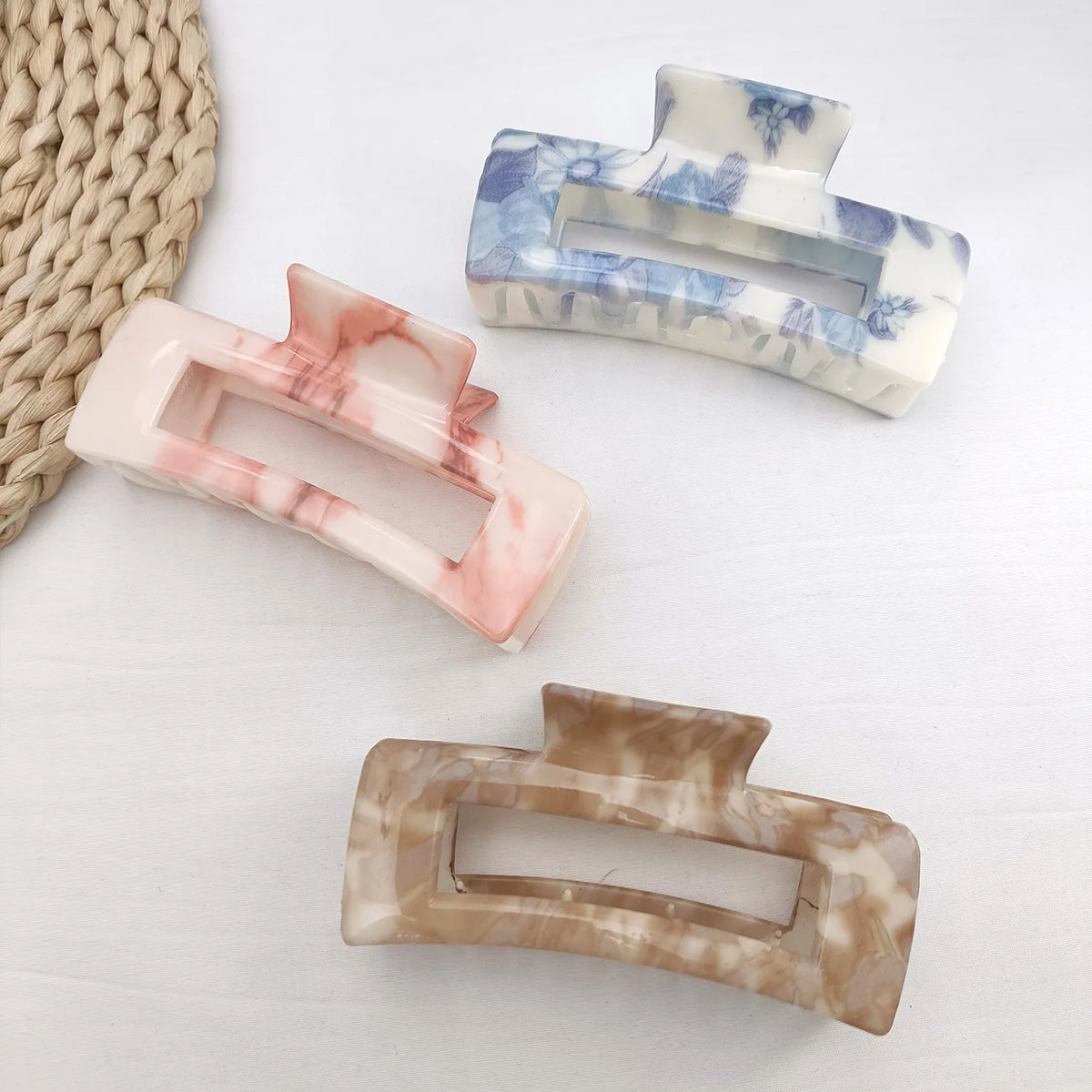 Korean Gradient Large Shark Hair Claw Clip for Thick Hair Hair Claw Clip SWANS