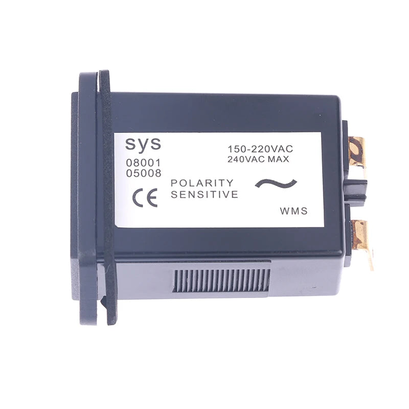 6-Digit Quartz Hour Meter Counter 12V 24V DC 110V 220V AC Hour Meter Counter SWANS