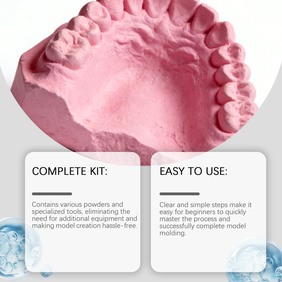 Plaster Tooth Model Kit – DIY Dental Contour Model Set Dental Model Kit SWANS