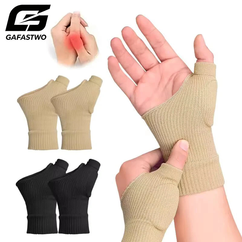 Wrist & Thumb Compression Support Gloves – Breathable Knit Compression Support Gloves SWANS