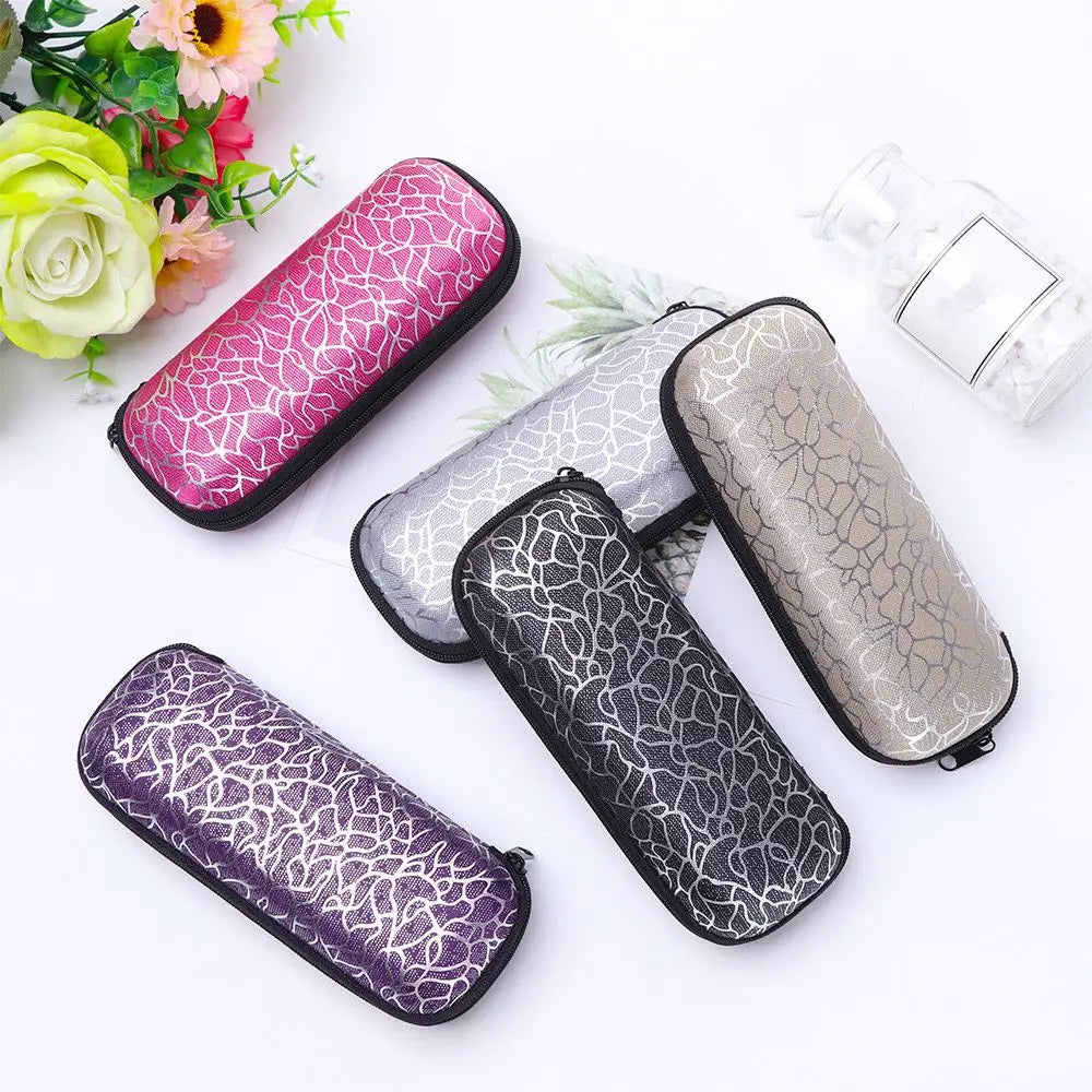 Zipper Stripe EVA Glasses Case – Unisex Eyewear Protector Eyewear Case SWANS