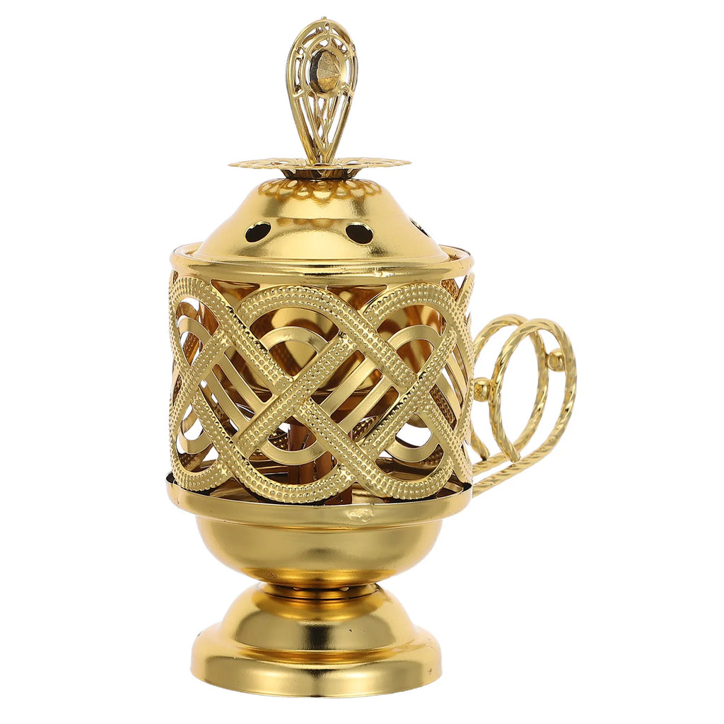 Arabic Bakhoor Incense Burner – Vintage Metal Charcoal Holder Incense Burner SWANS Default Title