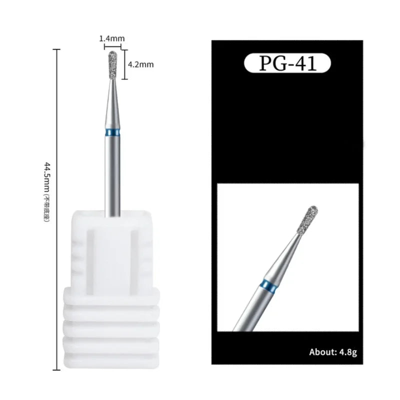 SWANS Tungsten Carbide Nail Drill Bit – Cuticle & Edge Tool Nail Drill Bit SWANS PG-41