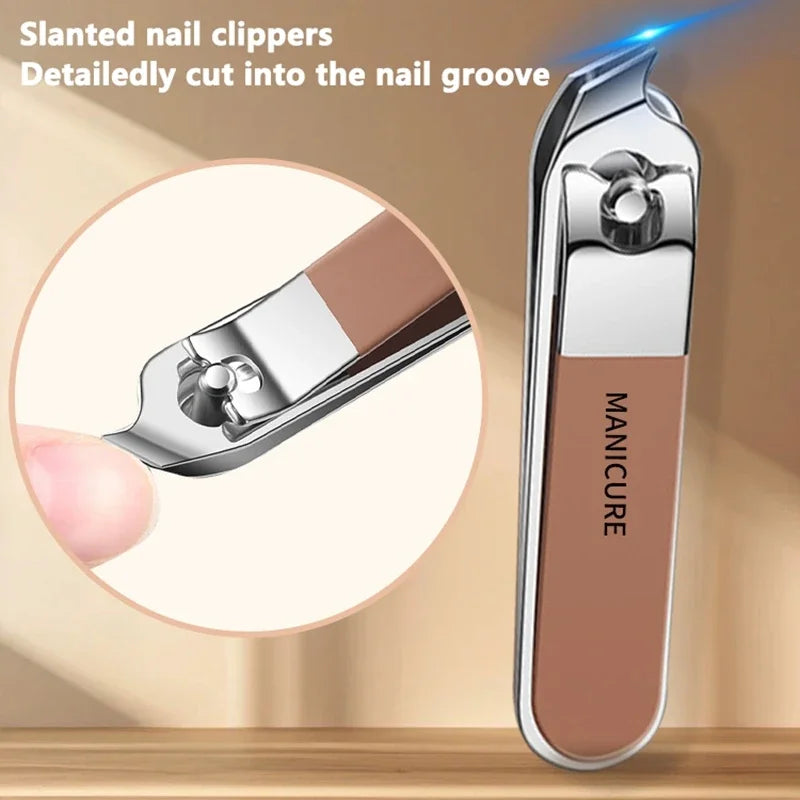 SWANS 8-Piece Anti-Splash Nail Clipper Manicure Set Nail Clipper Set SWANS