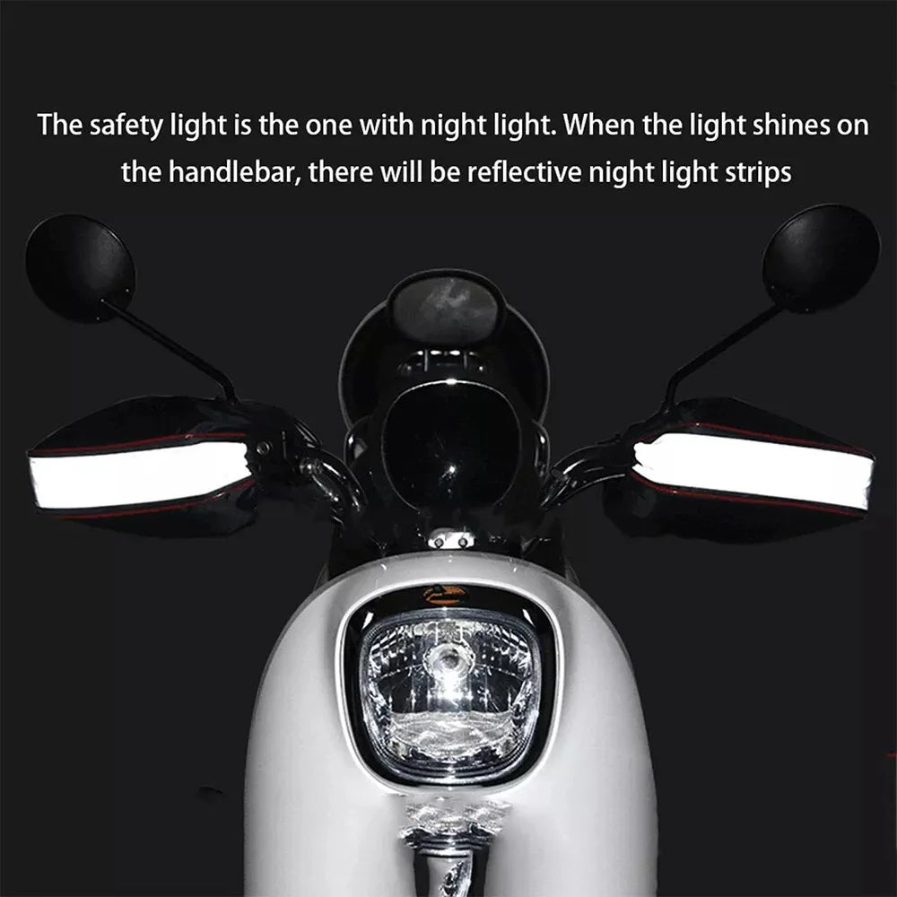 Motorcycle Windproof Handle Muffs – Waterproof & Reflective Motorcycle Handle Muffs SWANS