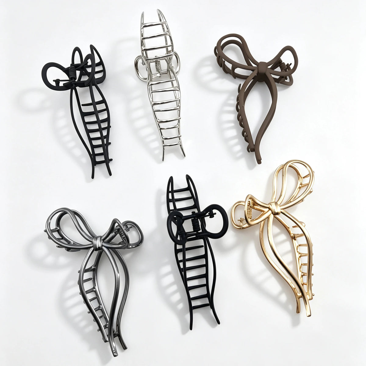 Korean Geometric Metal Hair Claw Clip for Women – Alloy Hair Claw Clip SWANS