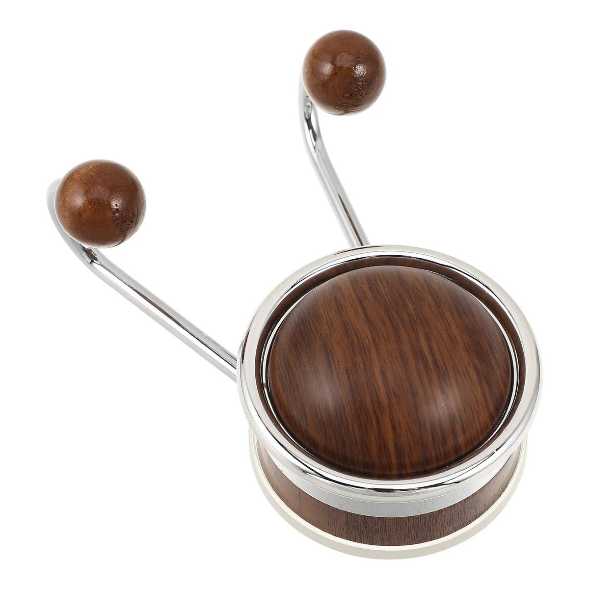 SWANS Wood Grain Suction Cup Dual Hooks – No-Drill Waterproof Suction Cup Hook SWANS Default Title