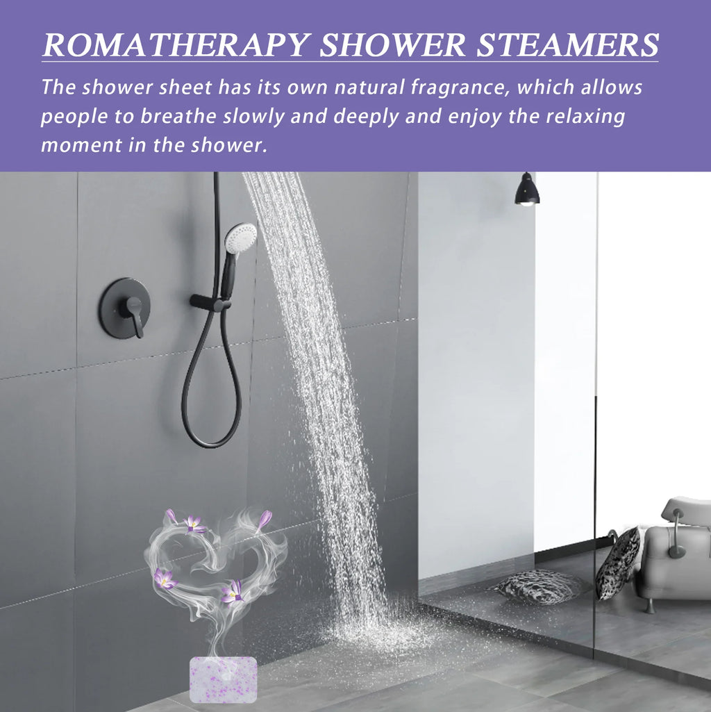 Aromatherapy Shower Steamers 6-Pack – Natural Plant Fragrance Shower Steamers SWANS