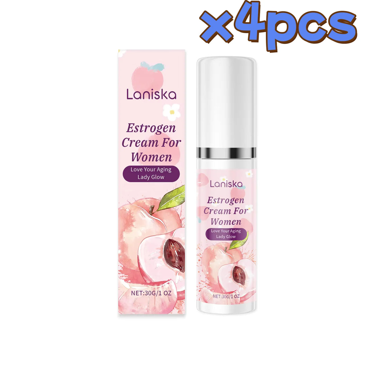 Laniska Women's Intimate Moisturizing Care Cream 30g Intimate Care Cream SWANS 120g boxed