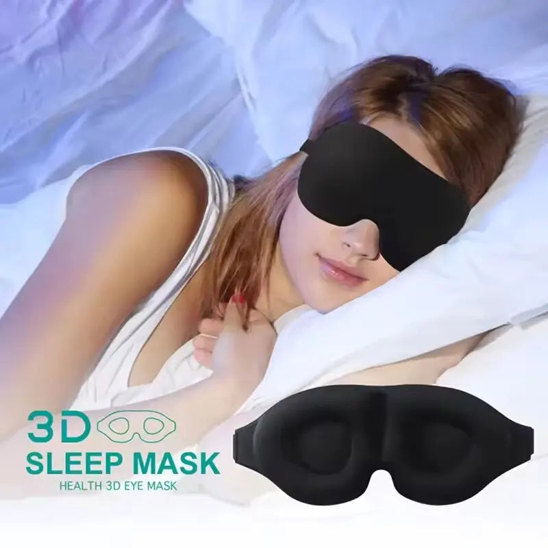 3D Contoured Sleep Eye Mask – Light Blocking Blindfold Sleep Eye Mask SWANS