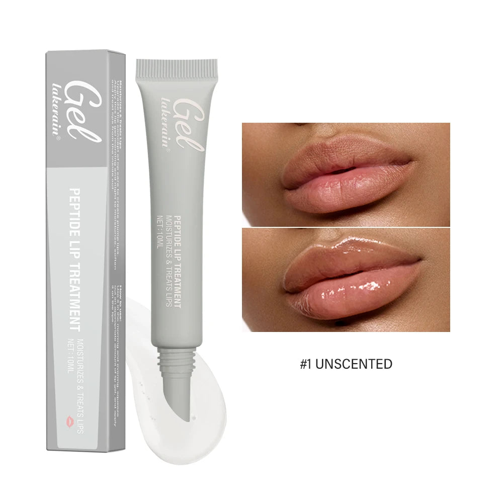 Lakerain Peptide Lip Treatment Gel – Hydrating & Plumping 10ml Lip Treatment Gel SWANS 01 Unscented China Mainland