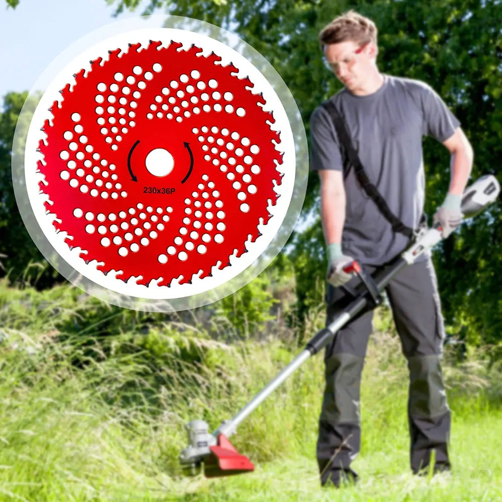 9" 36-Tooth Carbide Tipped Brush Cutter Blade for Trimmer Brush Cutter Blade SWANS