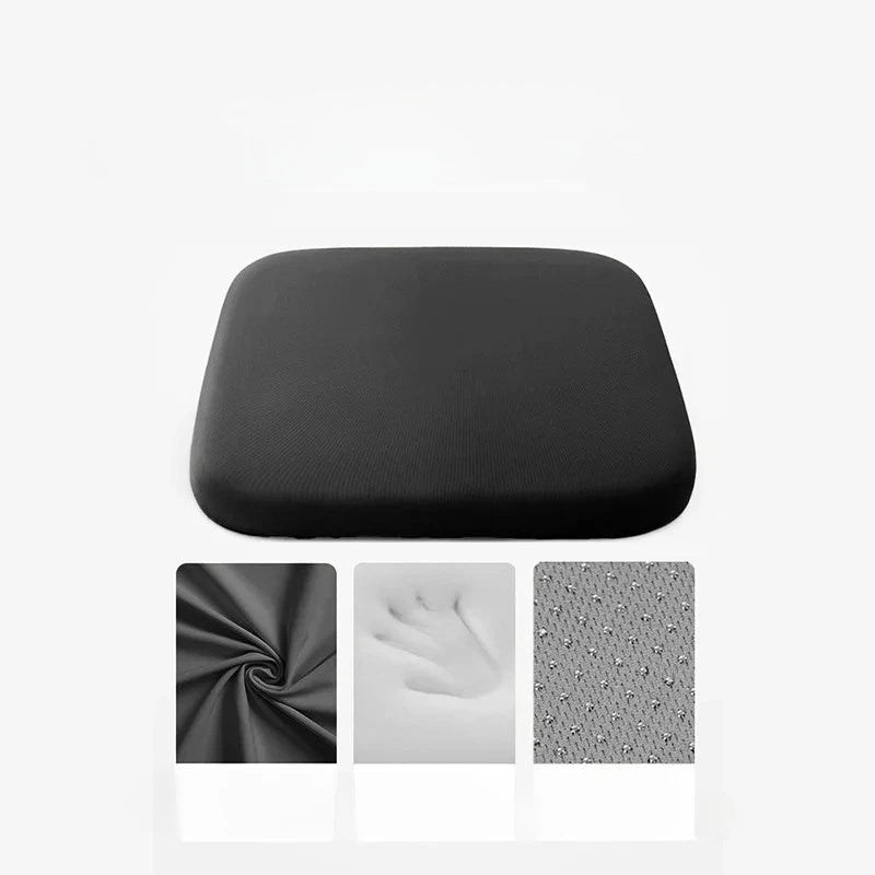 SWANS Memory Foam Seat Cushion – Ergonomic Office & Car Support Memory Foam Cushion SWANS black Polyester Four Seasons