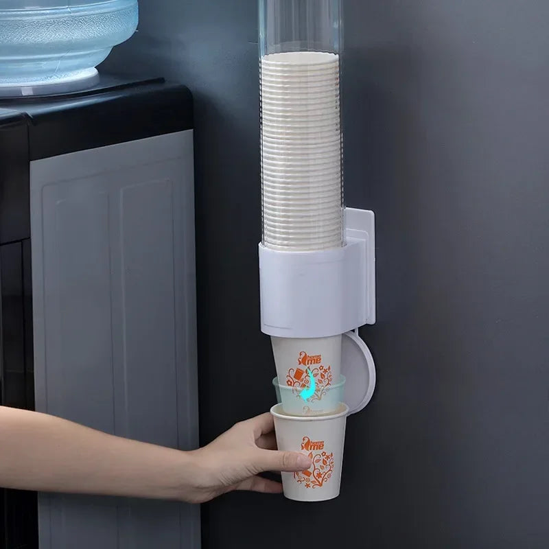 Wall-Mount Automatic Cup Dispenser – Paper & Plastic Cups Cup Dispenser SWANS
