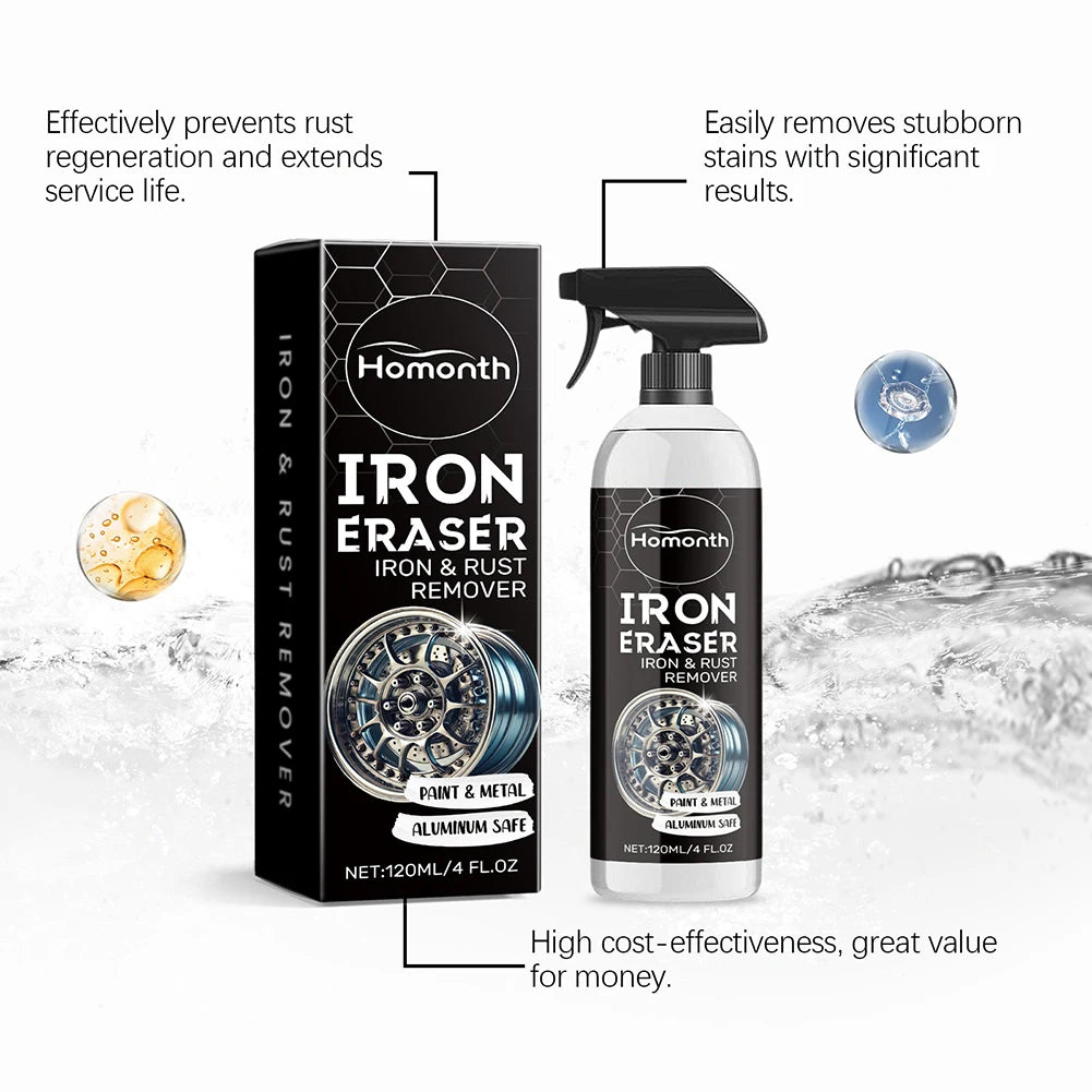 SWANS Car Wheel Rust Remover Spray – Alloy Rim Cleaner 120ml Wheel Rust Remover SWANS