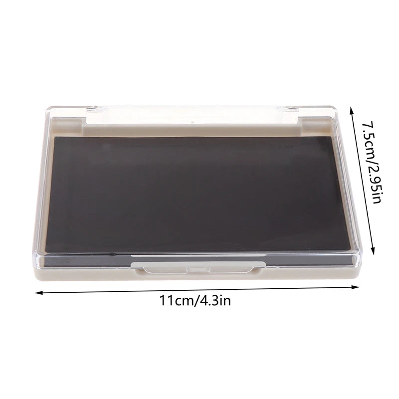 Matte Black Empty Magnetic Makeup Palette – DIY Cosmetics Box Makeup Palette Organizer SWANS as pic