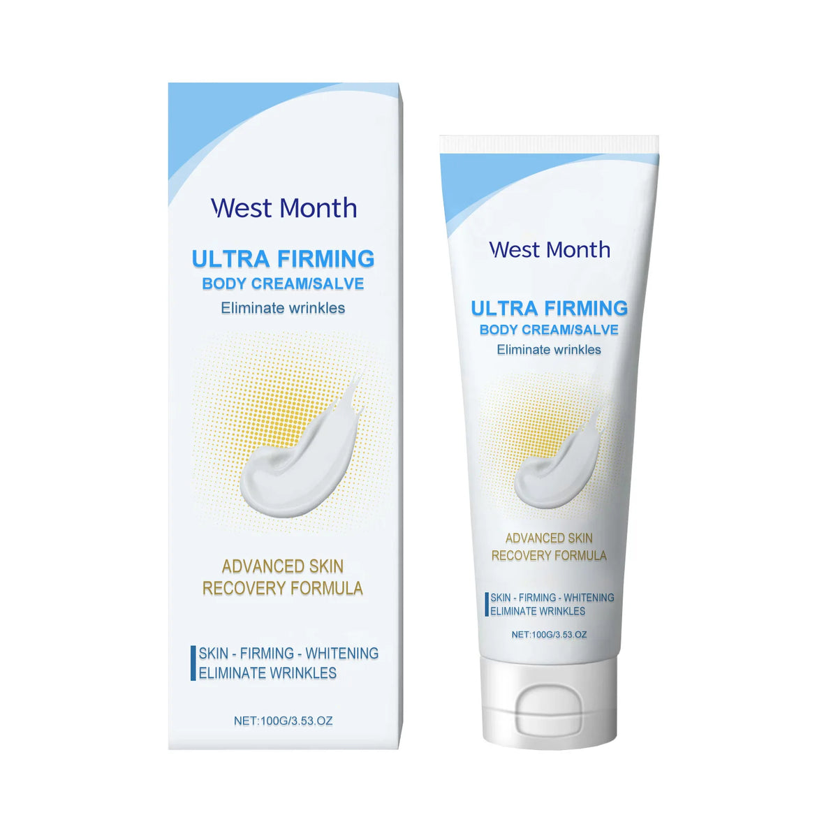 WEST MONTH Firming Body Cream – Sculpting & Moisturizing Firming Body Cream SWANS 100g boxed