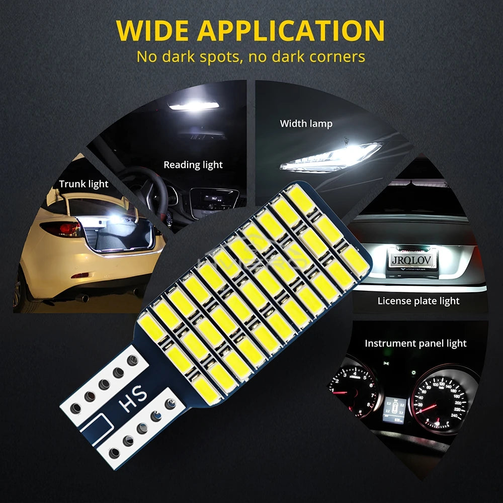 T10 W5W 33-SMD LED Car Bulb 12V – White Interior Lighting LED Car Bulb SWANS