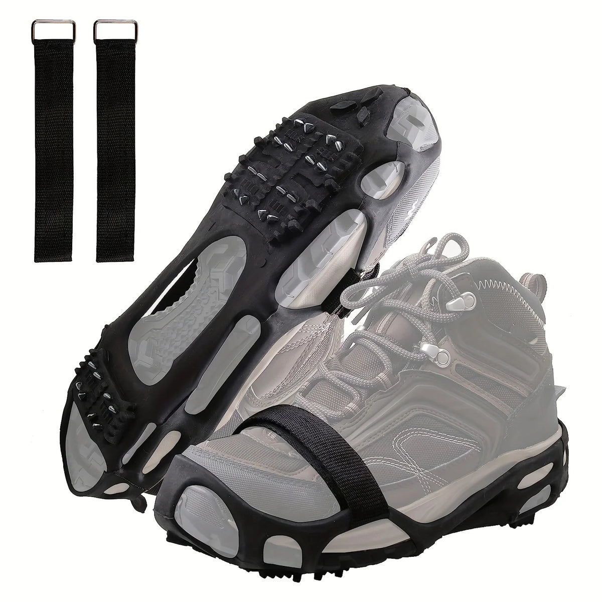 Ice Cleats for Shoes & Boots | Anti-Slip Steel Spike Snow Grips Ice Traction Cleats SWANS