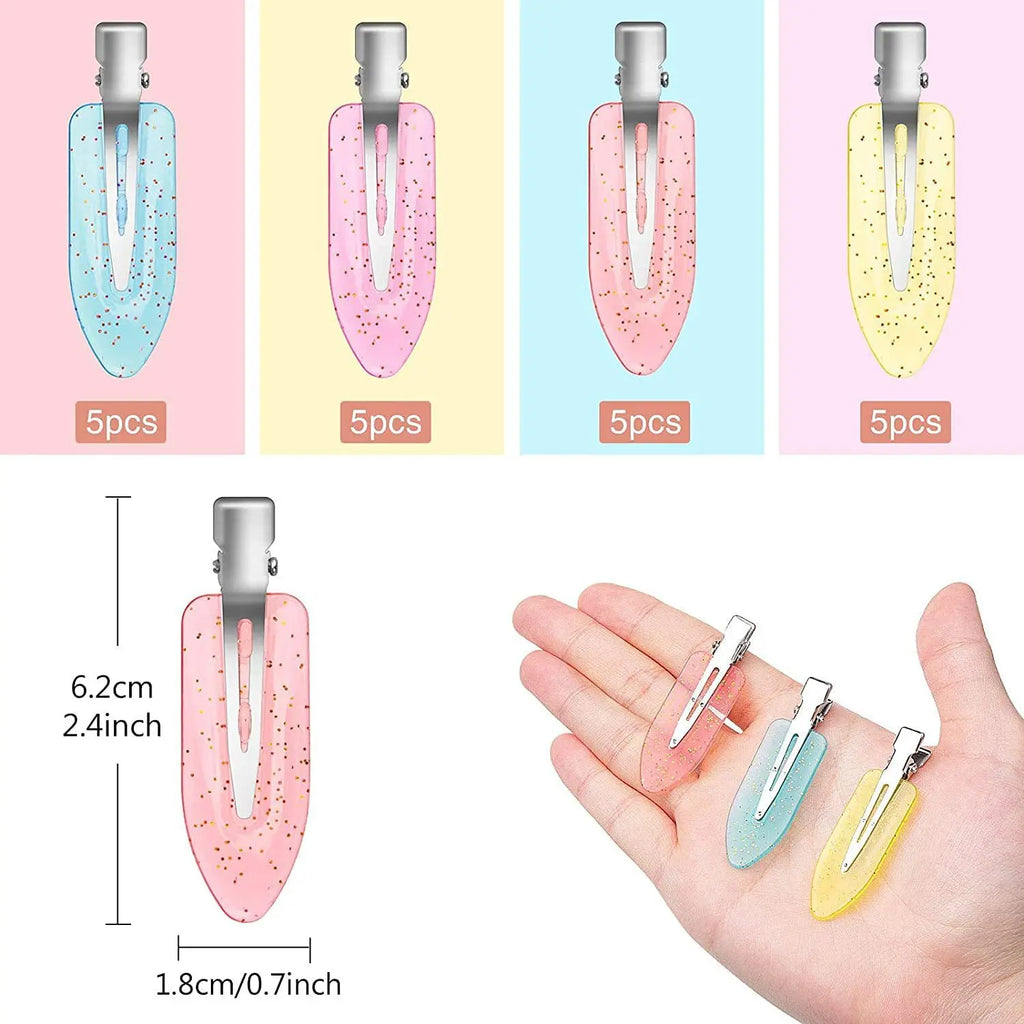 10/20-Pack Seamless Hair Clips – Professional Salon Styling Hair Clips SWANS