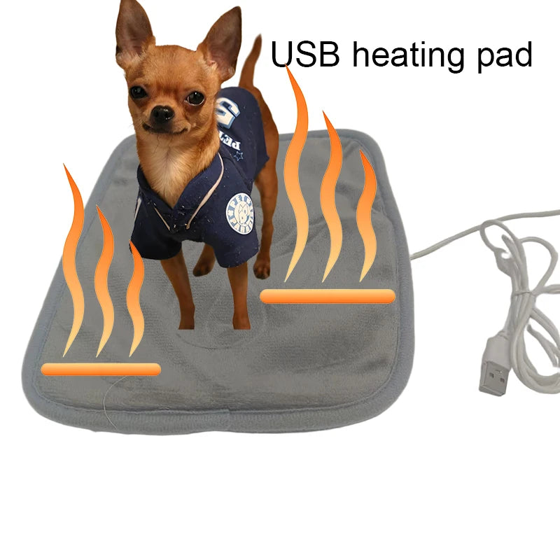 USB Pet Heating Pad – Warm Cat & Dog Blanket Mat 30×50cm Pet Heating Pad SWANS