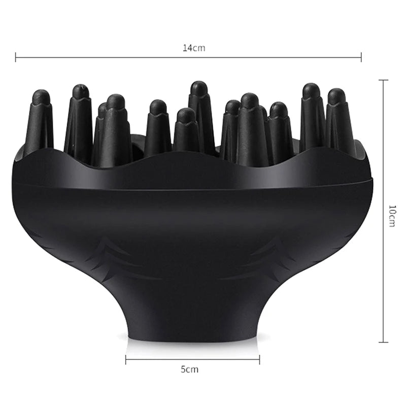 3-Pack Hair Dryer Nozzle Attachments – Universal Diffuser Set Hair Dryer Attachment SWANS 1pcs