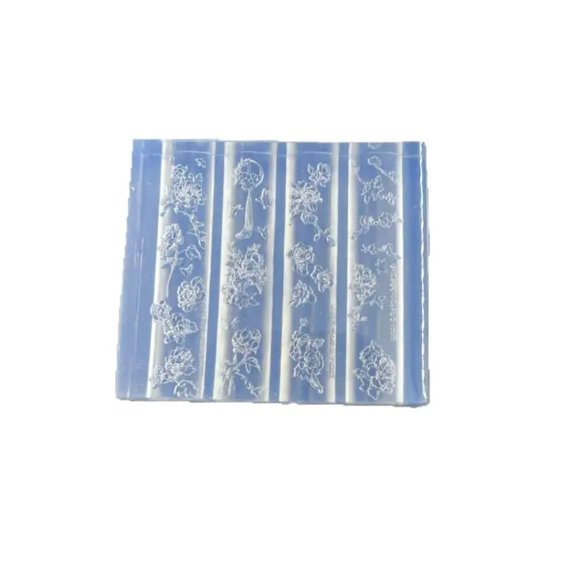 3D Peony Silicone Nail Mold – DIY Floral Nail Art Template Nail Art Mold SWANS