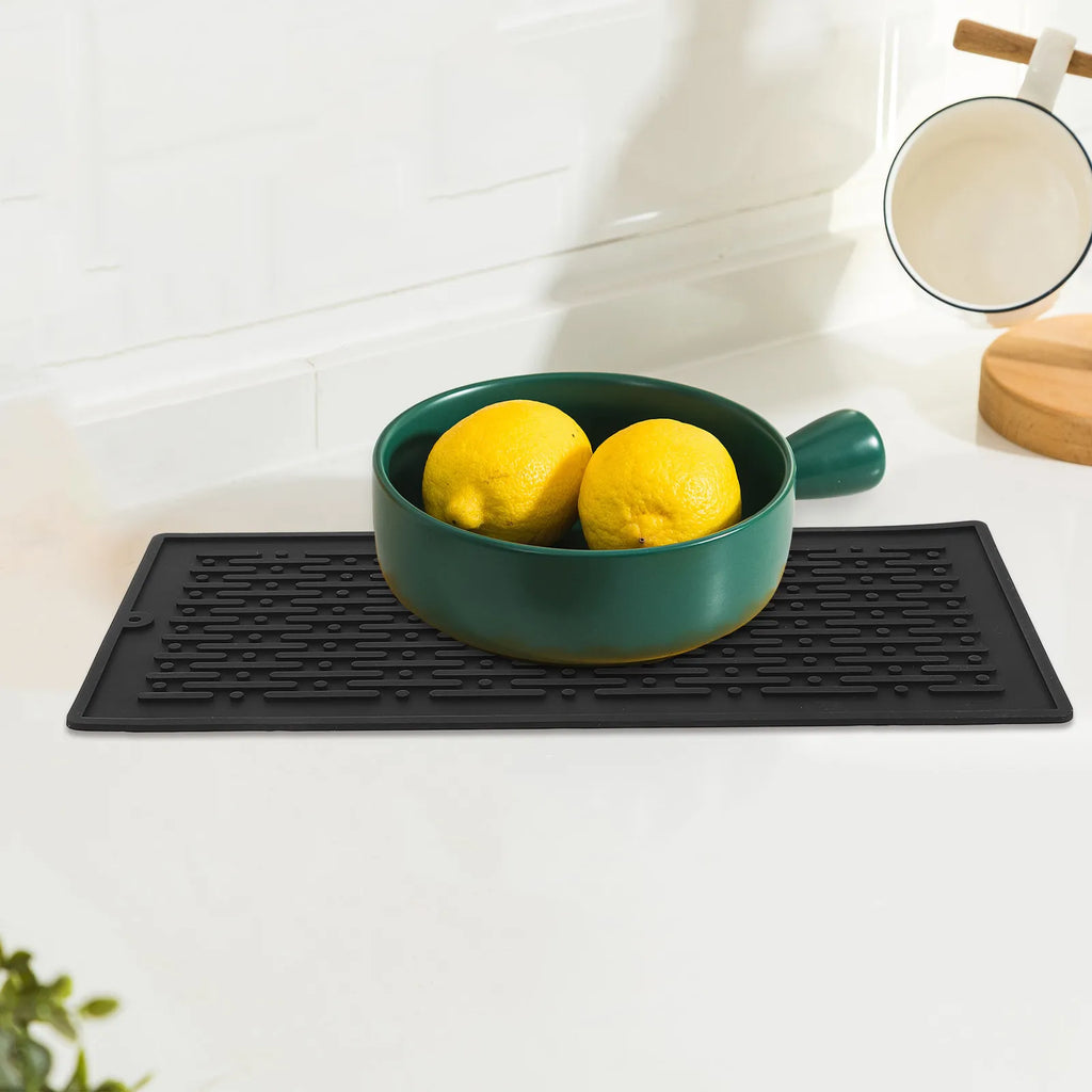 2-Pack Silicone Dish Drying Mats – Non-Slip & Heat-Resistant Dish Drying Mat SWANS