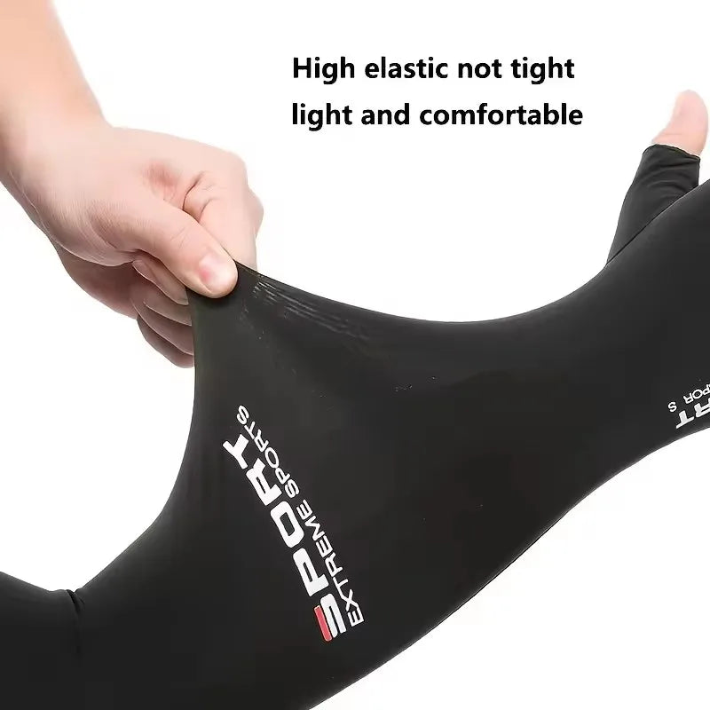Ice Silk UV Protection Arm Sleeves – Cooling Sport Cover UV Sport Arm Sleeves SWANS