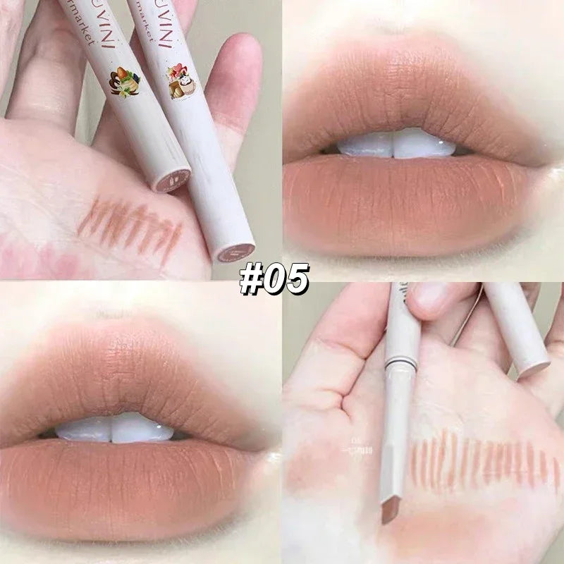 Velvet Matte Waterproof Lip Liner Pencil – 5 Nude Pink Shades Lip Liner Pencil SWANS 05