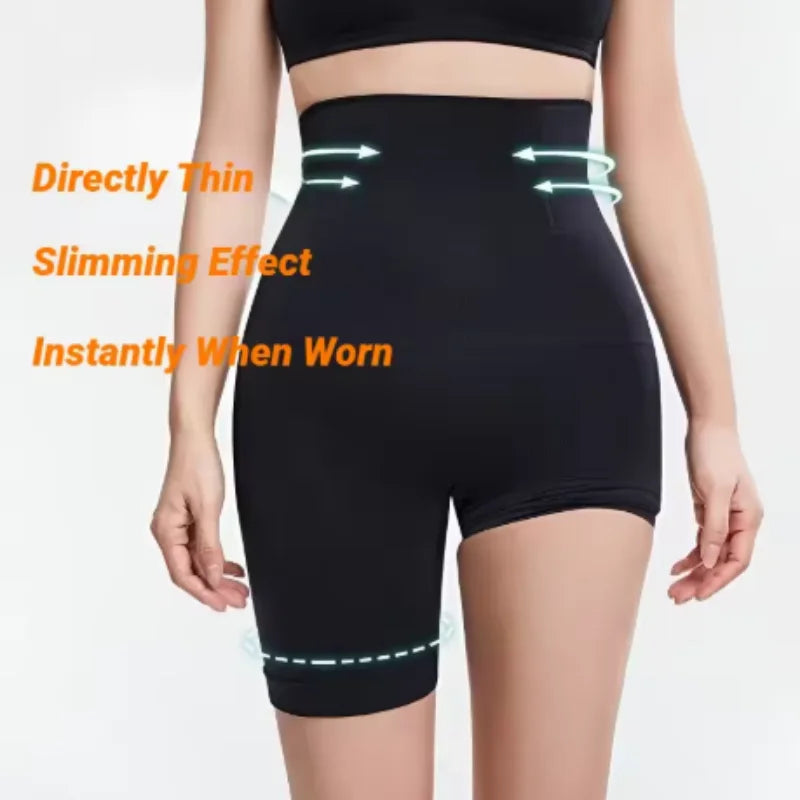 Women's High Waist Tummy Control Butt Lifter Shaper Shorts Shapewear Shorts SWANS