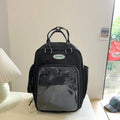Transparent Ita Backpack – Large Capacity Pin Display Bag Ita Display Backpack SWANS Black