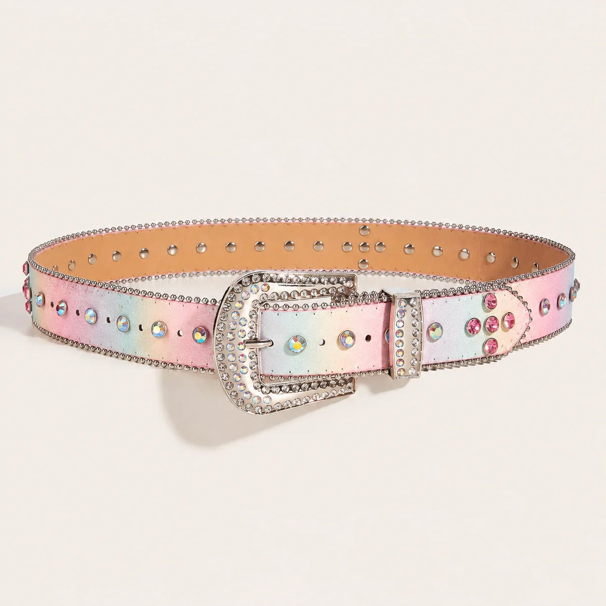 Women's Rhinestone PU Belt for Dresses, Skirts & Jeans Fashion Belt SWANS