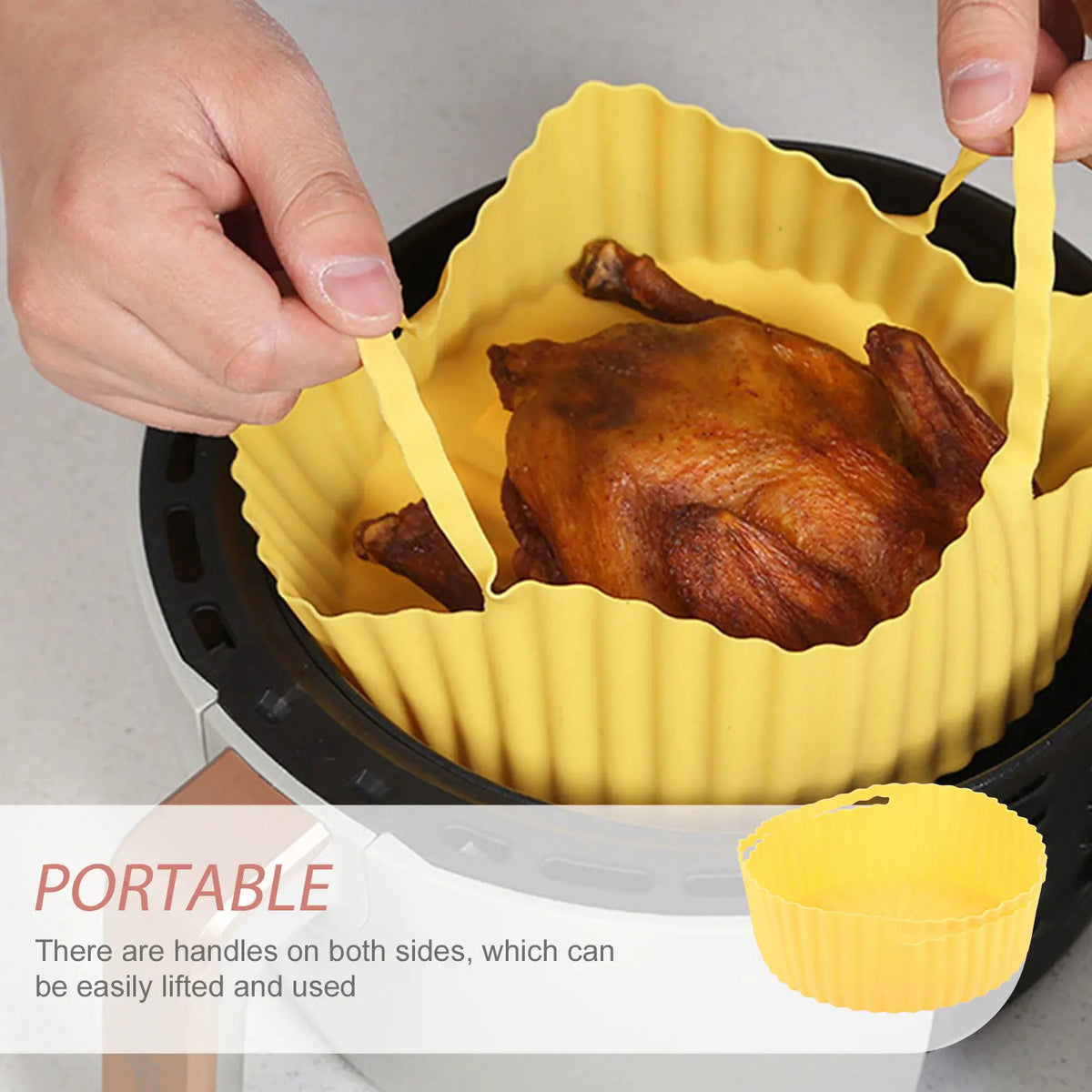 SWANS Reusable Silicone Non-Stick Air Fryer & Baking Mat Silicone Baking Mat SWANS