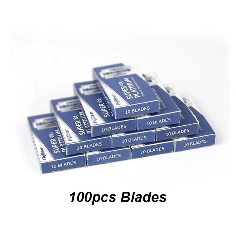 YUNCHI Double-Ended Stainless Steel Manual Razor Blades Manual Razor Blades SWANS 100pcs