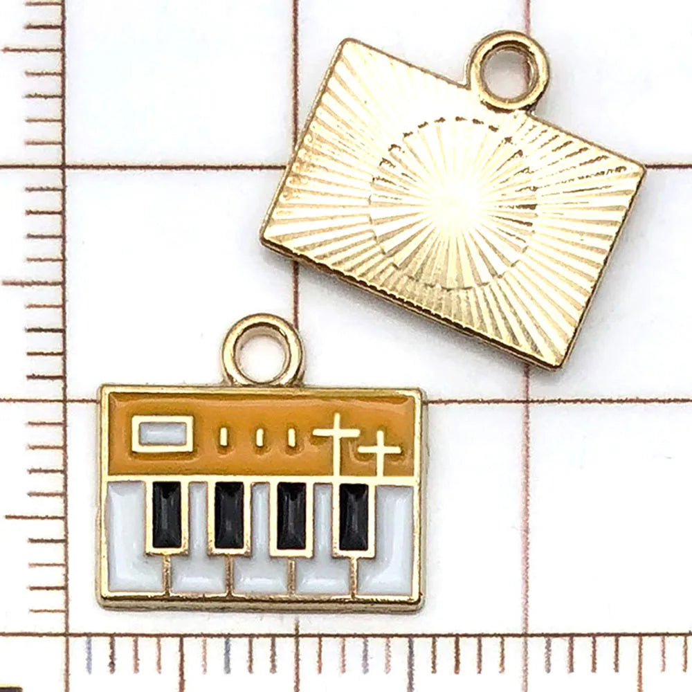 Yellow Sunflower Alloy Charm Pendant for DIY Jewelry & Keychains Jewelry Charm Pendant SWANS