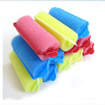 12-Pack Foam Hair Rollers – No-Heat Curl Styling Set Foam Hair Rollers SWANS