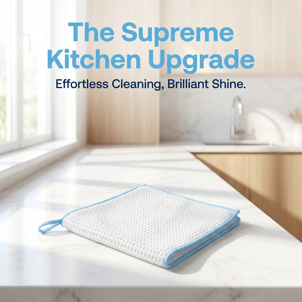 6-Pack Waffle Weave Microfiber Dish Cloths – Quick-Dry Kitchen Kitchen Dish Cloths SWANS