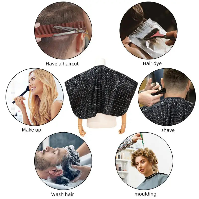 Waterproof Hairdressing Cape – Hair Color & Haircut Cloak Hairdressing Cape SWANS