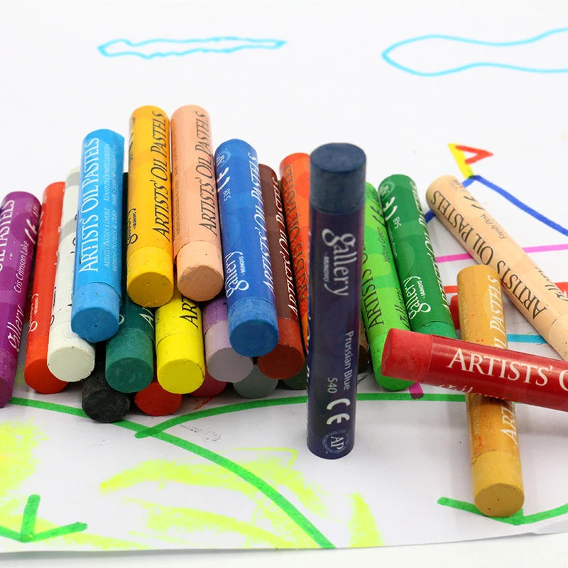 SWANS 25-Color Soft Oil Pastel Set – Washable Art Supplies Oil Pastel Set SWANS