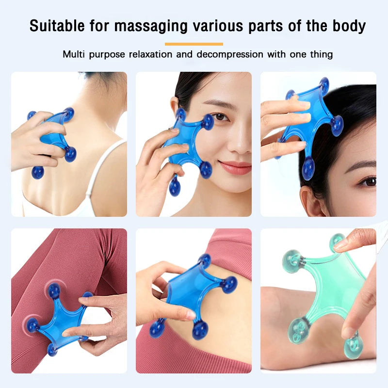 5-Ball Acupressure Handheld Massager – Trigger Point Tool Handheld Massager SWANS