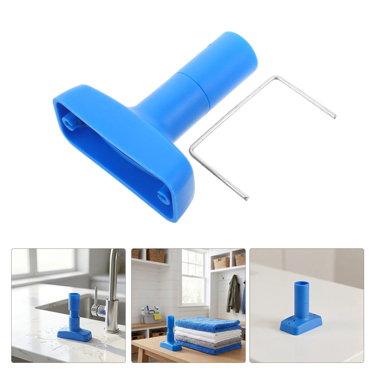 Mop & Broom Handle Threaded End Adapter – 2-Pack Connector Mop Handle Adapter SWANS