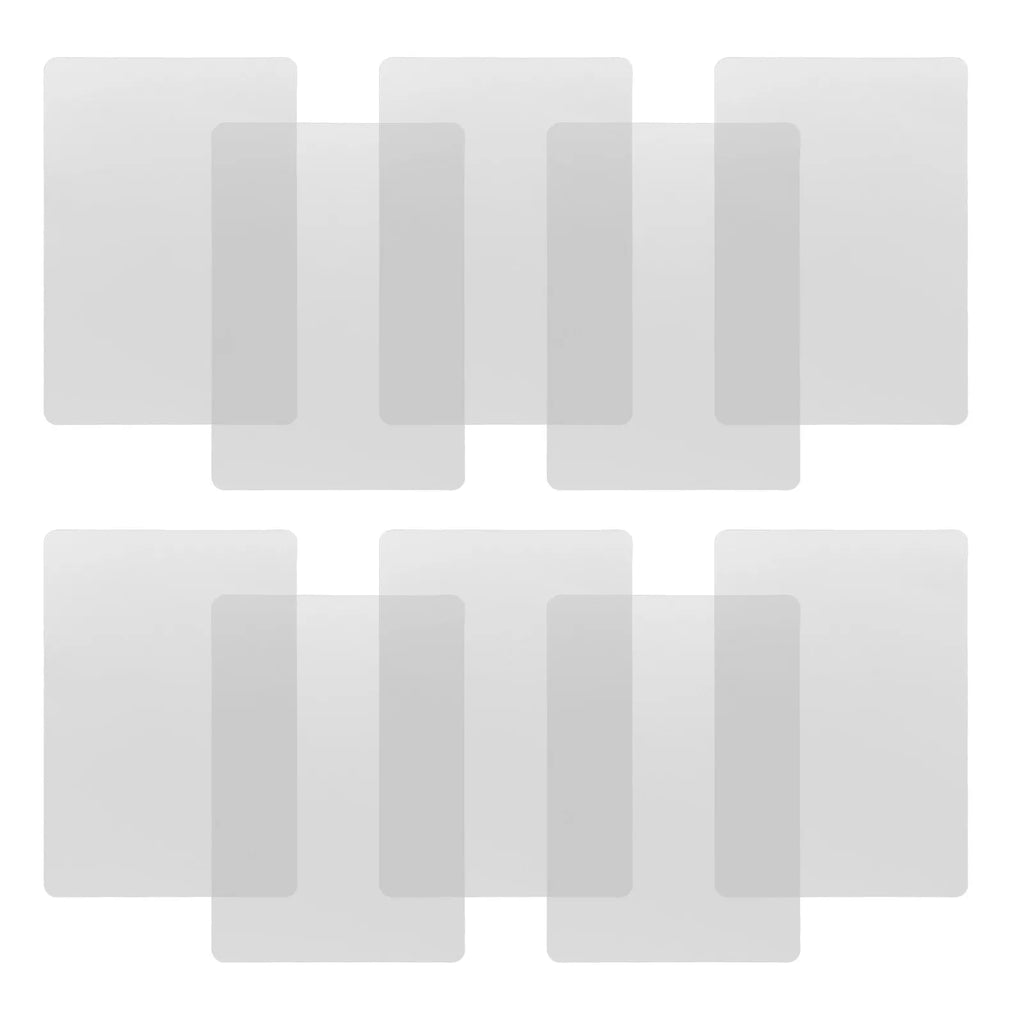10-Pack Clear PP Plastic Placemats 17x11 – Wipeable Waterproof Plastic Placemats SWANS