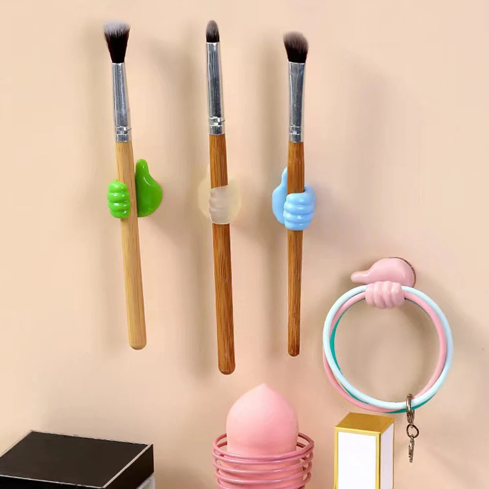 2-Pack Self-Adhesive Thumb Wall Hooks – Cable & Key Organizer Adhesive Wall Hooks SWANS