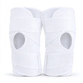 2-Pack Elastic Knee Support Sleeves with Spring Stays | Unisex Knee Support Sleeve SWANS White XXL-78-100kg