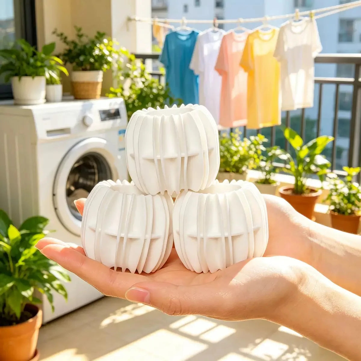 SWANS Washing Machine Cleaning Balls Anti-Tangle 2-Pack Laundry Cleaning Ball SWANS