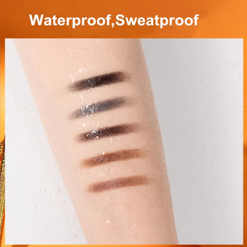 DANNYHOO 12-Pack Waterproof Eyebrow Pencil Set – 5 Shades Eyebrow Pencil Set SWANS