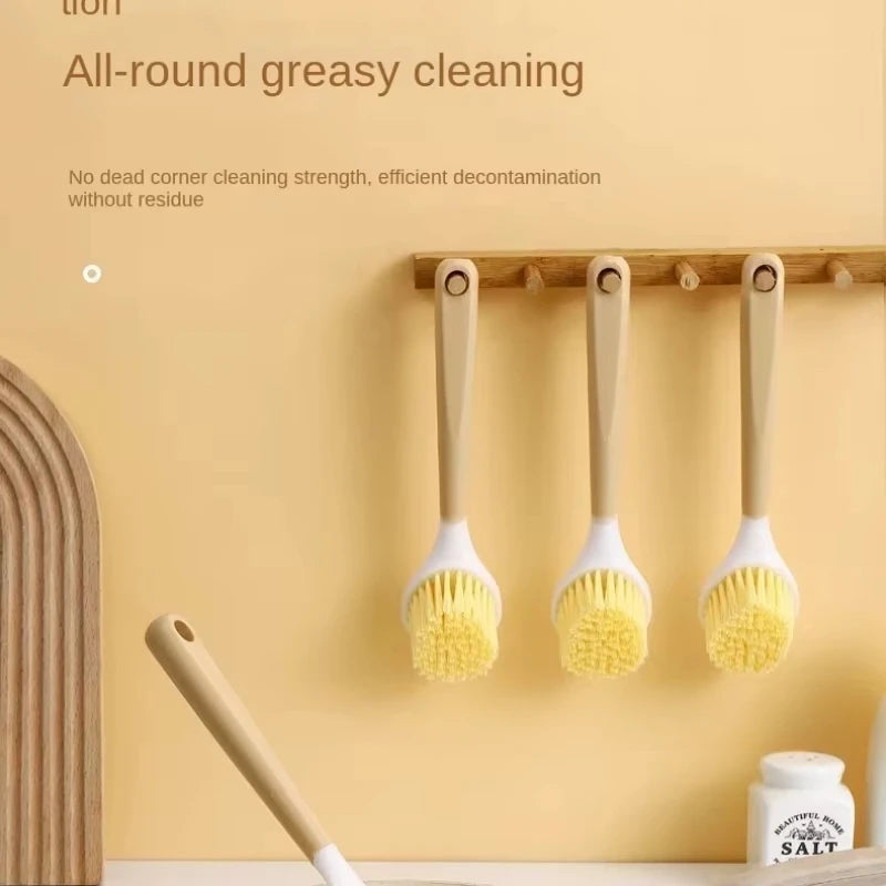 SWANS 3-Piece Sisal & Beech Wood Dish Brush Set | Eco Kitchen Dish Brush Set SWANS