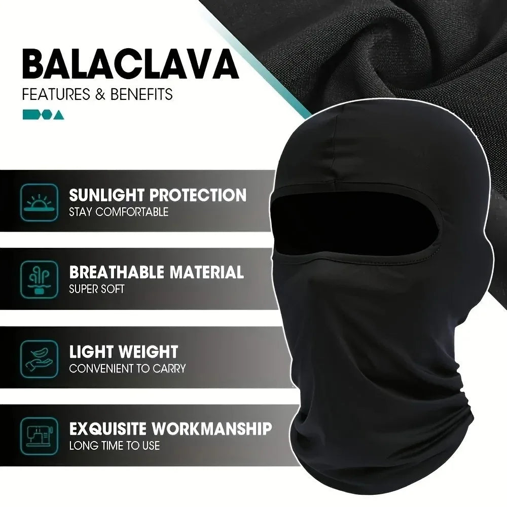 3-Pack Quick-Dry Balaclava Full Face Mask – Cycling & Hiking Balaclava Face Mask SWANS