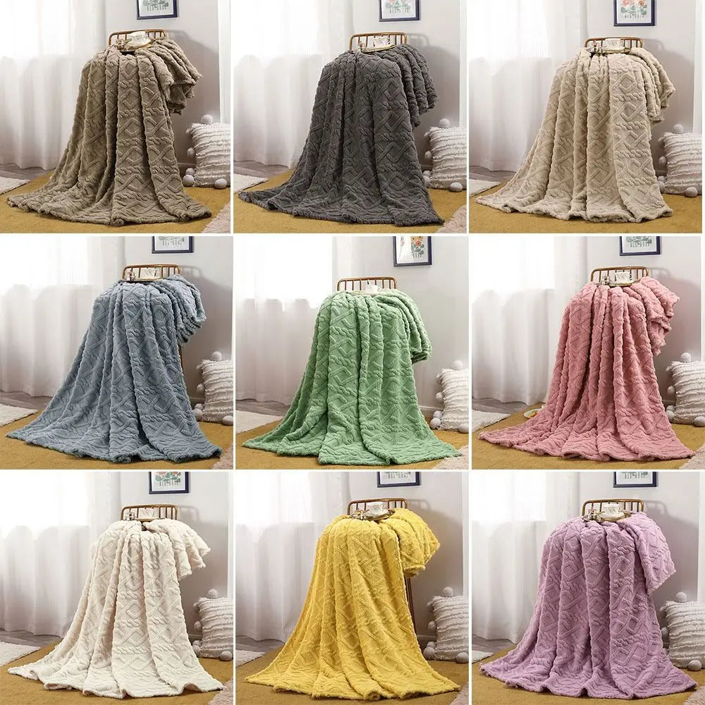 Flannel Fleece Throw Blanket – Soft Plush Couch & Bed 70×100cm Fleece Throw Blanket SWANS
